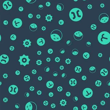 Set Eclipse of the sun, Pisces zodiac, Falling star and Aries on seamless p.. Stock Illustration