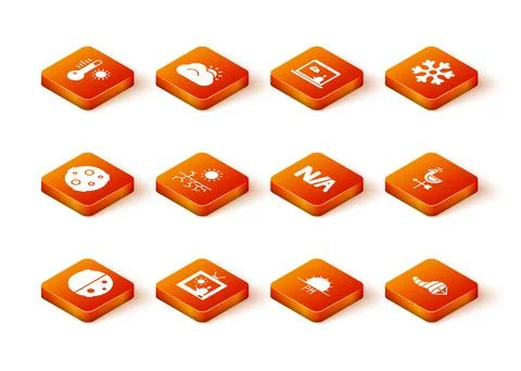 Set Eclipse of the sun, Weather forecast, Moon, Drought, Sunset, Not applicable Ilustração Stock