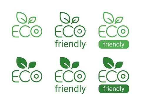 Set of Eco friendly icons Stock Illustration