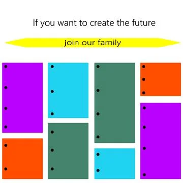 Set of Editable minimal square banner template web site Stock Illustration