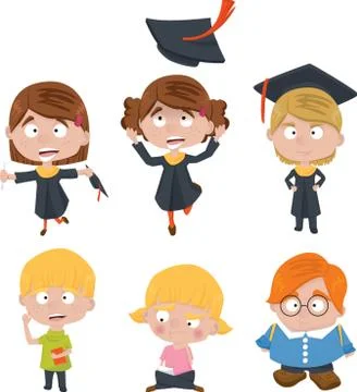Set of education icons Illustrazione stock