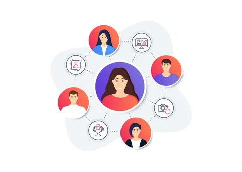 Set of Education icons, such as Developers chat, Recovery photo, Analytics graph イラスト素材