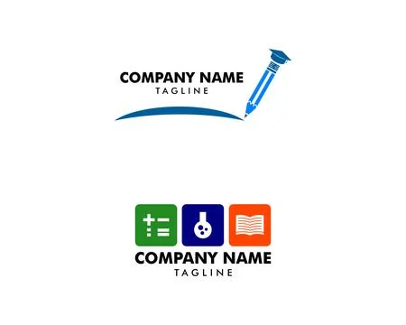 Set of Education logo icon design vector illustration Stock Illustration