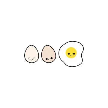 Set of egg icons. Vector illustration eps 10 Stock Illustration