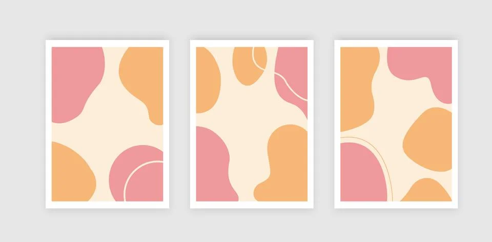 Set of eight abstract backgrounds. Hand drawn various shapes and doodle objects Stock-Illustration