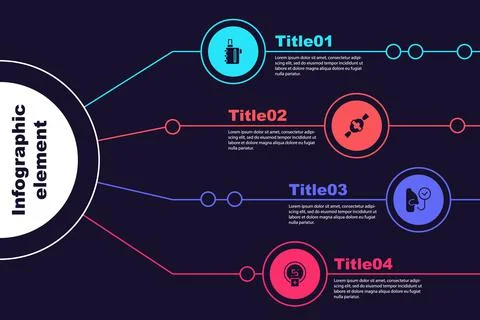 Set Electronic cigarette, Candy, Healthy breathing and Stop smoking, money Stockillustratie