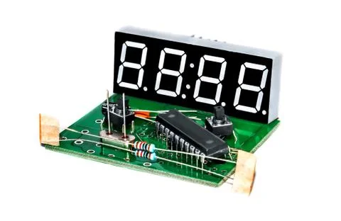 Set of electronic components Stock Photos