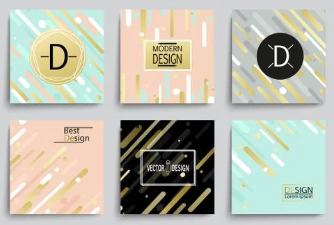 Set of elegant banner templates. Stock-Illustration