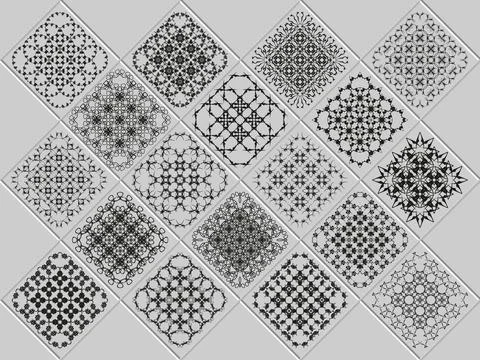 Set Of Elegant Monogram Design. Stock Illustration