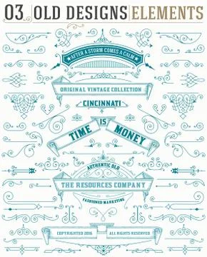 Set of elements and  banners. Vector and layered Stock Illustration