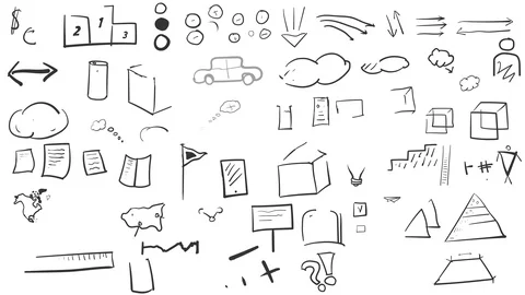 Set of elements and icons Stock Footage 103518771