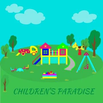 Set of elements on child development. Stock Illustration