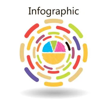 Set elements of infographics Stock Illustration