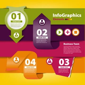 Set of elements for infographics Stock Illustration