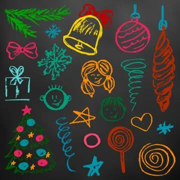 Set of elements for your creativity Stock Illustration