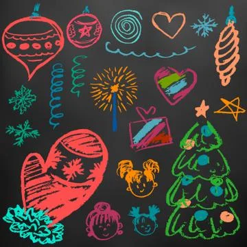 Set of elements for your creativity Stockillustratie