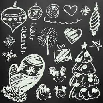 Set of elements for your creativity Stock Illustration