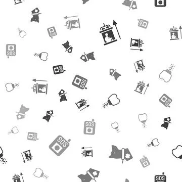 Set Elevator for disabled, Guide dog, Dental implant and Press the SOS button on 스톡 일러스트