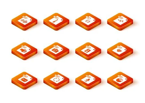 Set EML file document, GIF, WMA, RAW, OGG, WAV, PPT and RUBY icon. Vector 스톡 일러스트