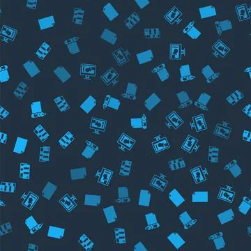 Set Empty document, Computer monitor screen, Roll of paper and Pantone on Stock Illustration