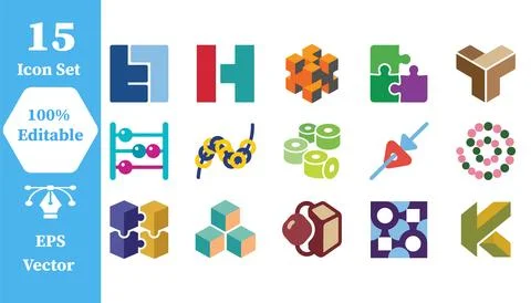 Set of engineering and construction project icons with engineering, constru.. Ilustração Stock