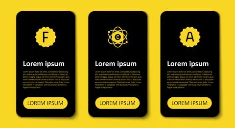 Set Exam sheet with A plus grade, Atom and paper incorrect answers. Business 스톡 일러스트