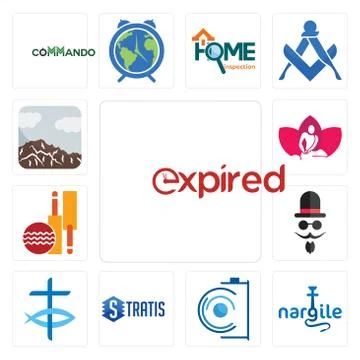 Set of expi, nargile, camera, stratis, christian fish, mister, cricket club,  무료 스톡 일러스트