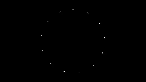 Set of explosive motion graphic elements video Stock Footage 124310070