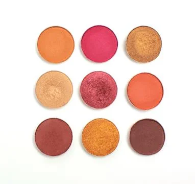 Set of eyeshadow refill Stock Photos