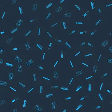 Set False nails, Cuticle pusher, Nail file and cutter on seamless pattern Stock Illustration