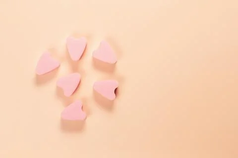 Set of female tampons stringless Stock Photos