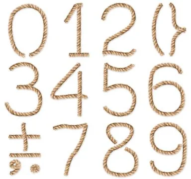 Set of figures Illustrazione stock