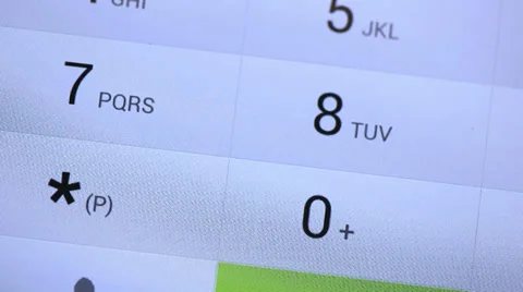 The set of figures your finger on the touch screen smartphone. Stock Footage 36146753