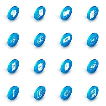 Set File document, Folder and lock, Sim card, Drone, Mobile graphic passwor.. Illustrazione stock