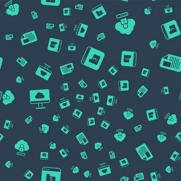 Set File missing, Cloud computing lock, technology data transfer and docume.. イラスト素材