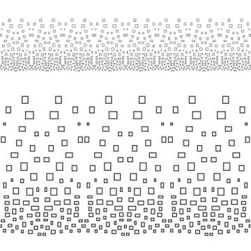 Set of filigree patterned brushes イラスト素材