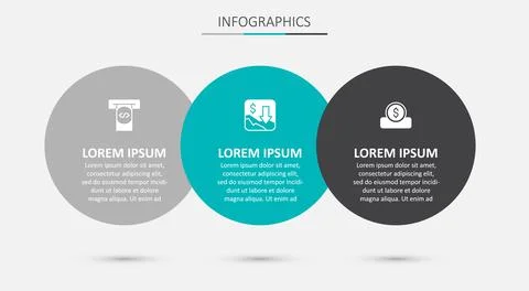 Set Financial growth decrease, Automated teller machine and money and Coin .. Stock Illustration