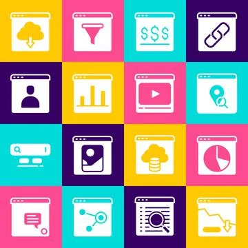 Set Financial growth decrease, Graph chart infographic, Infographic of city map Illustrazione stock