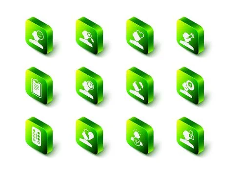 Set Finding a problem in psychology, Broken heart or divorce, Addiction to the Illustrazione stock