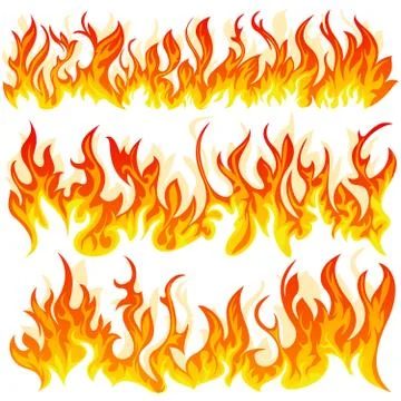 Set of firewall Stock Illustration