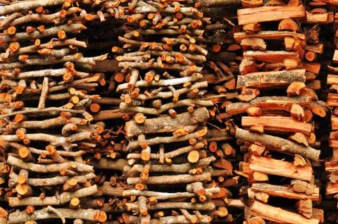 Set firewood Stock Photos