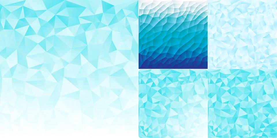Set of five editable abstract vector background. Eps 10 vector illustration.  스톡 일러스트