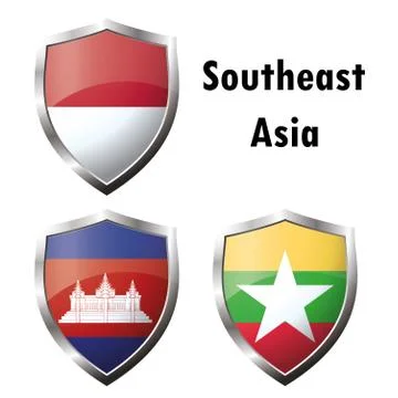 Set flag icon Stock Illustration