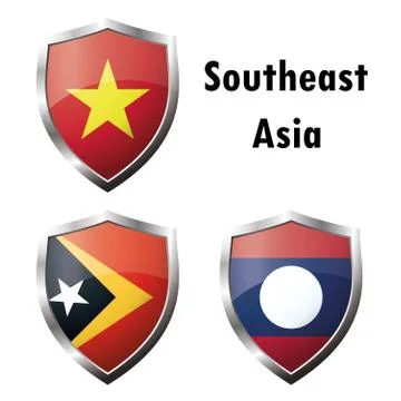 Set flag icon Stock Illustration