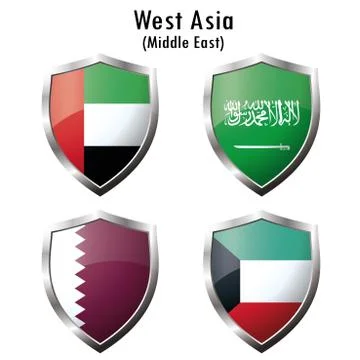 Set flag icon. Stock Illustration