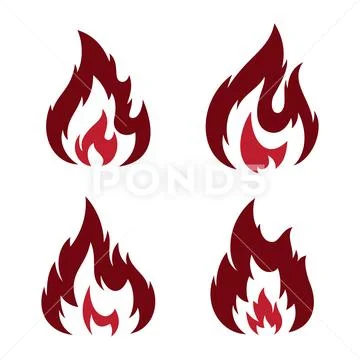 Set flame Illustration