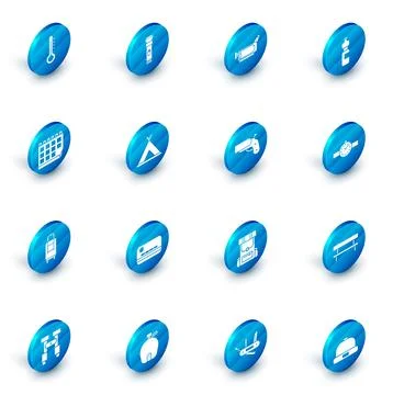 Set Flashlight, Cinema camera, Bottle of water, Calendar, Suitcase, Tourist.. Ilustración de archivo