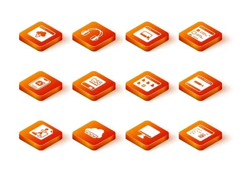 Set Flowchart, Web development, Mobile Apps, Books about programming, Computer Stock Illustration