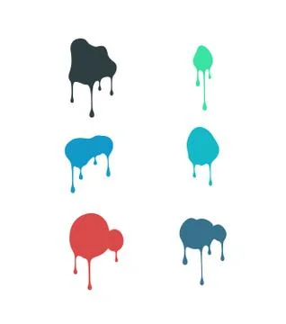 A set of fluid strains Stock-Illustration