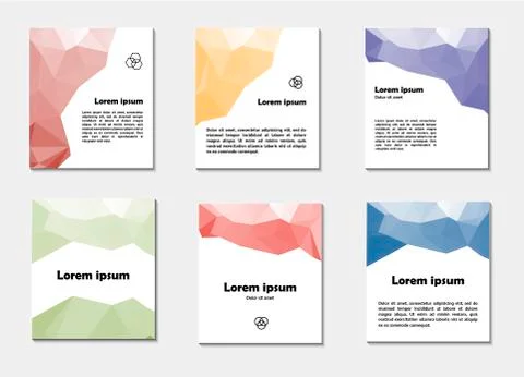 Set of Flyer, Brochure Design Templates. Stock Illustration